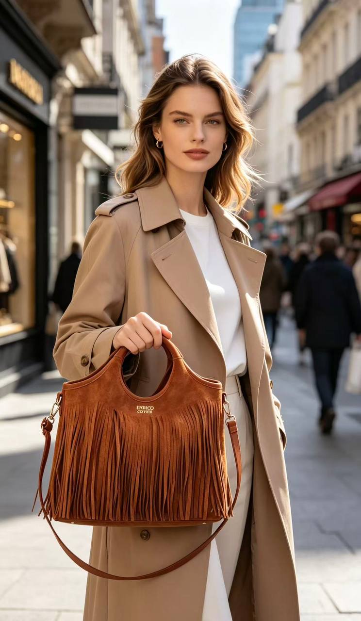 Borsa Coveri con Frange da Donna: stile, movimento e personalità